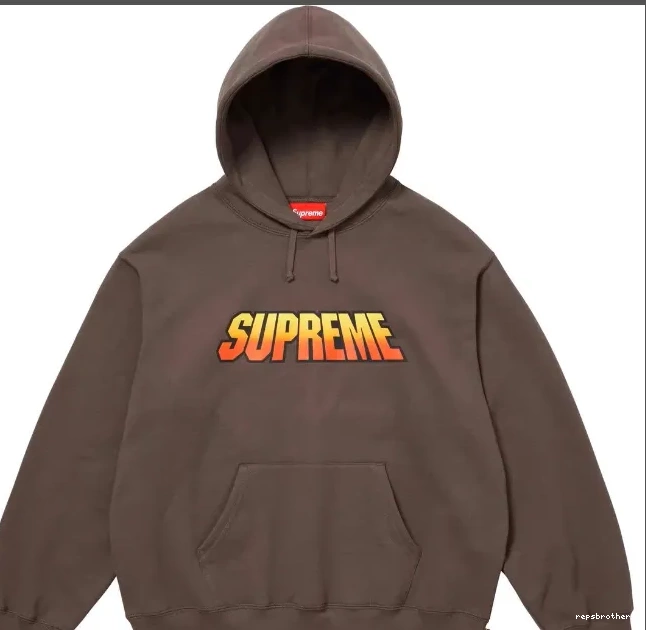 Gradient S M Brown XL SS24 Hoodie Black Blue GRADIENT L Logo HOODED 0501